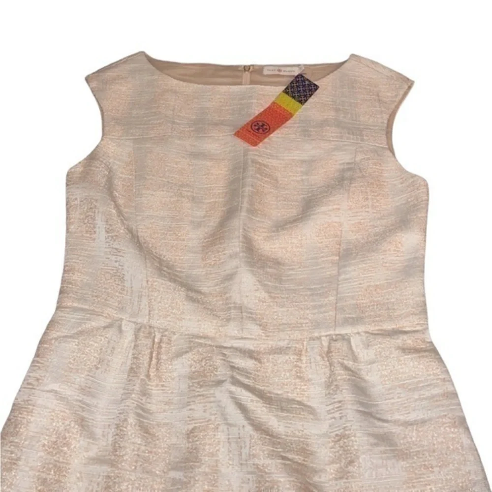 NWT Tory Burch Fatima Woven Midi Sheath‎ Sleeveless Dress